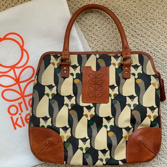 Orla Kiely Handbags - 🦊 Rare 🦊Orla Kiely Cute as a Fox bag collector
